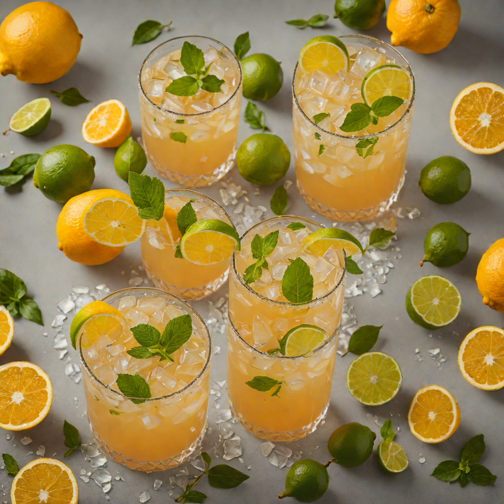 Caribbean Citrus and Ginger Rum Punch