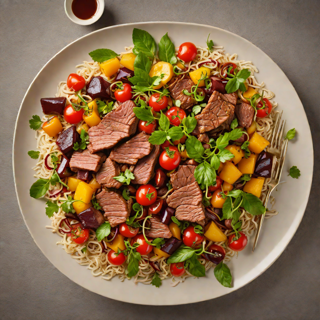 Kangaroo Fillet Stir-Fry with Bush Tomato and Kakadu Plum