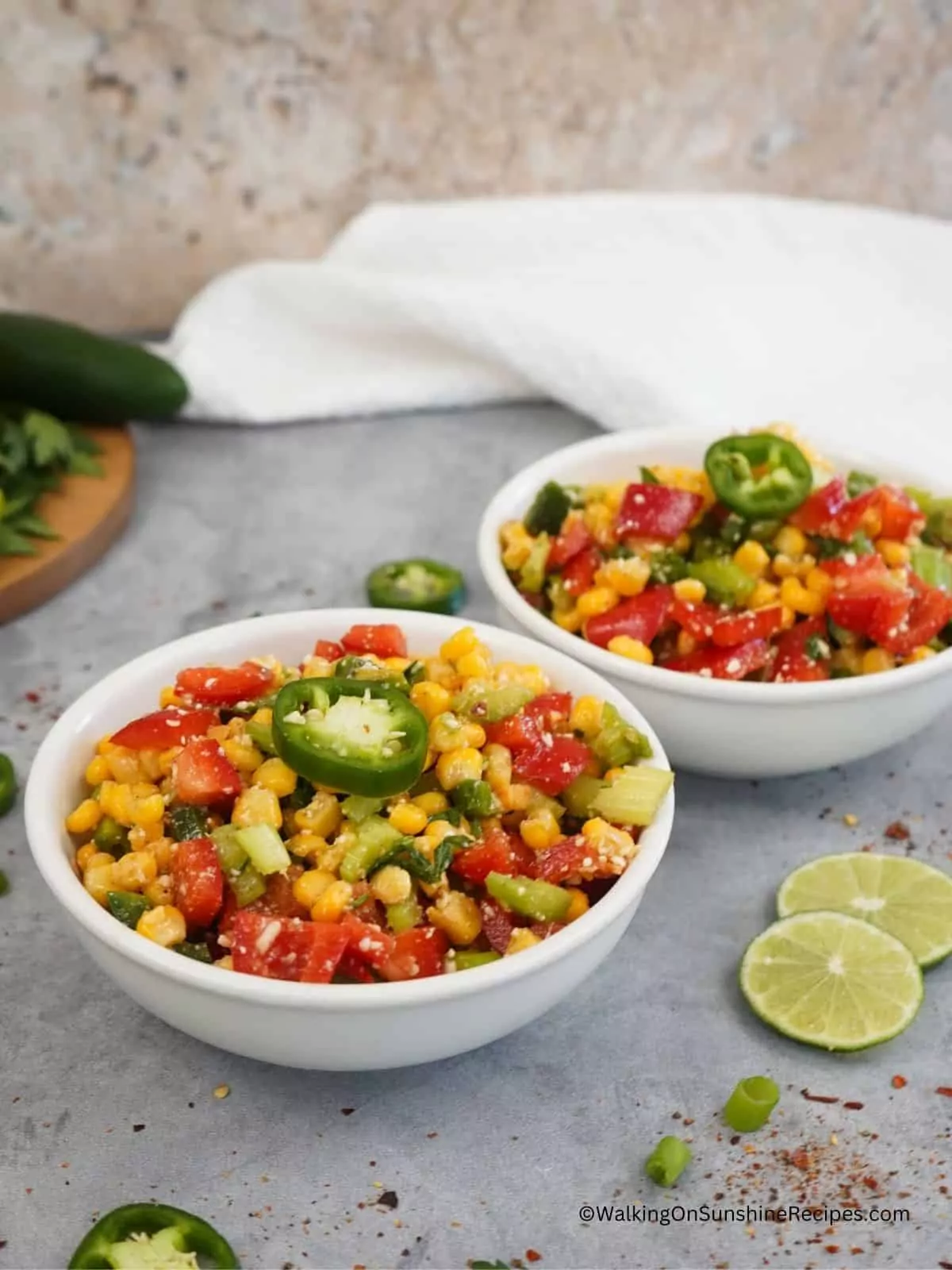 Census Census-Style Fiesta Salad with Spicy Corn Relish