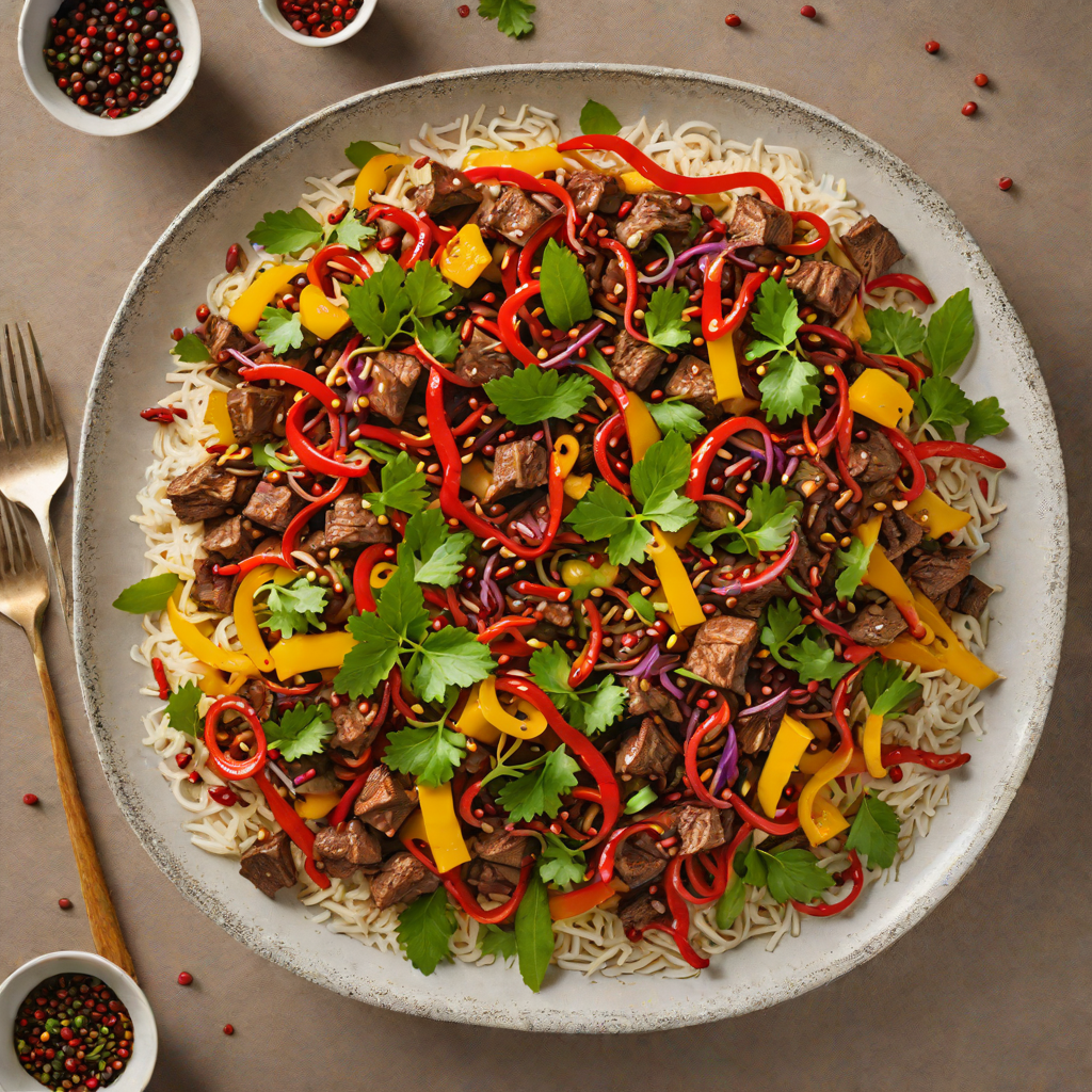 Spiced Kangaroo Stir-Fry with Native Pepperberry