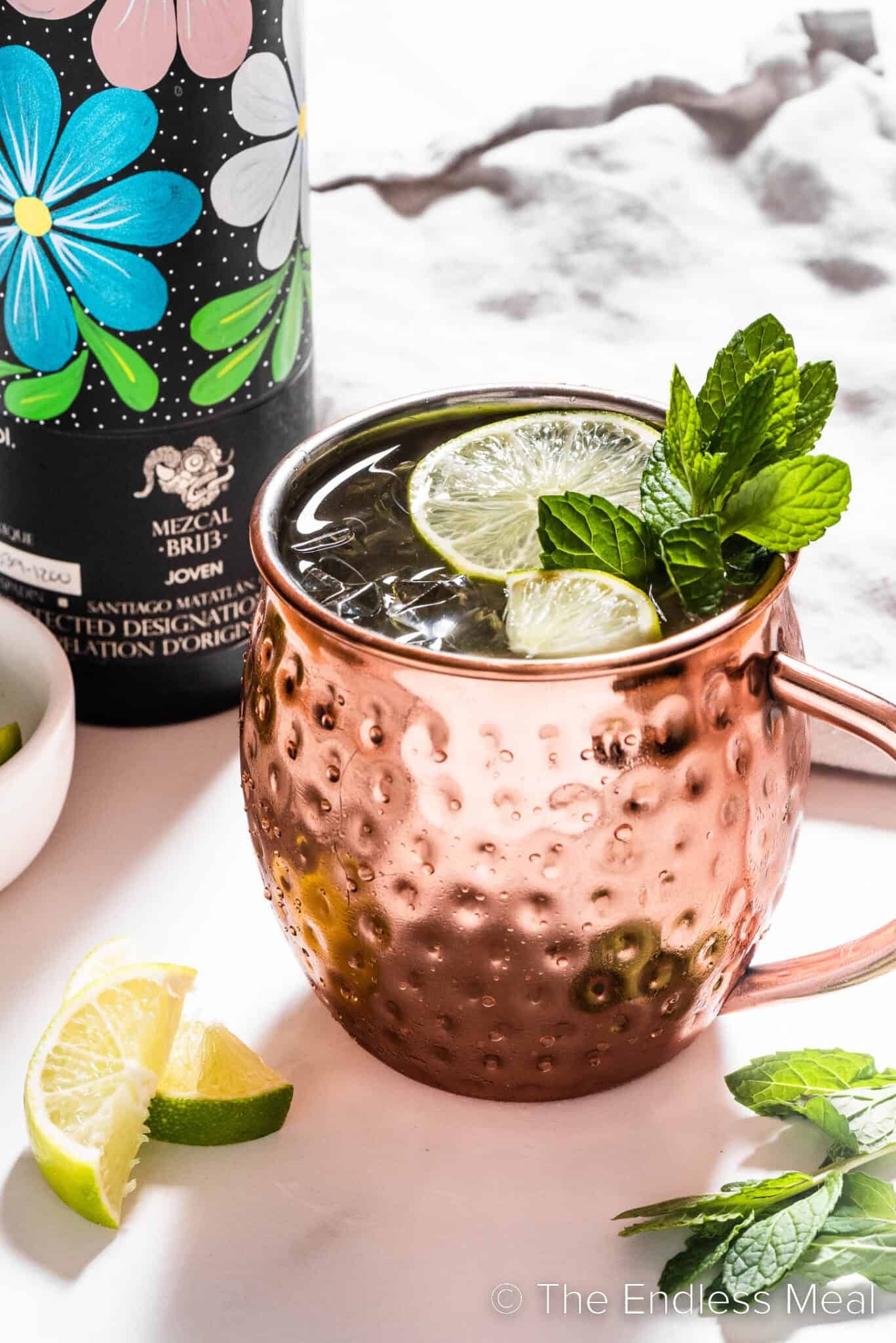 Ginger-Lime Mezcal Mule
