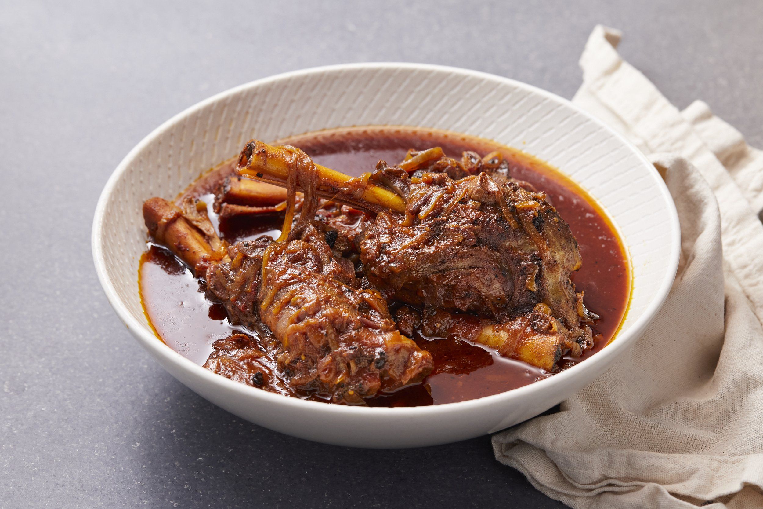 Slow-Cooked Lamb with Wattleseed and Bush Tomato Chutney