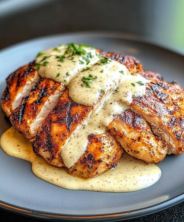 Pan-Seared Chicken with Mississippi White BBQ Sauce