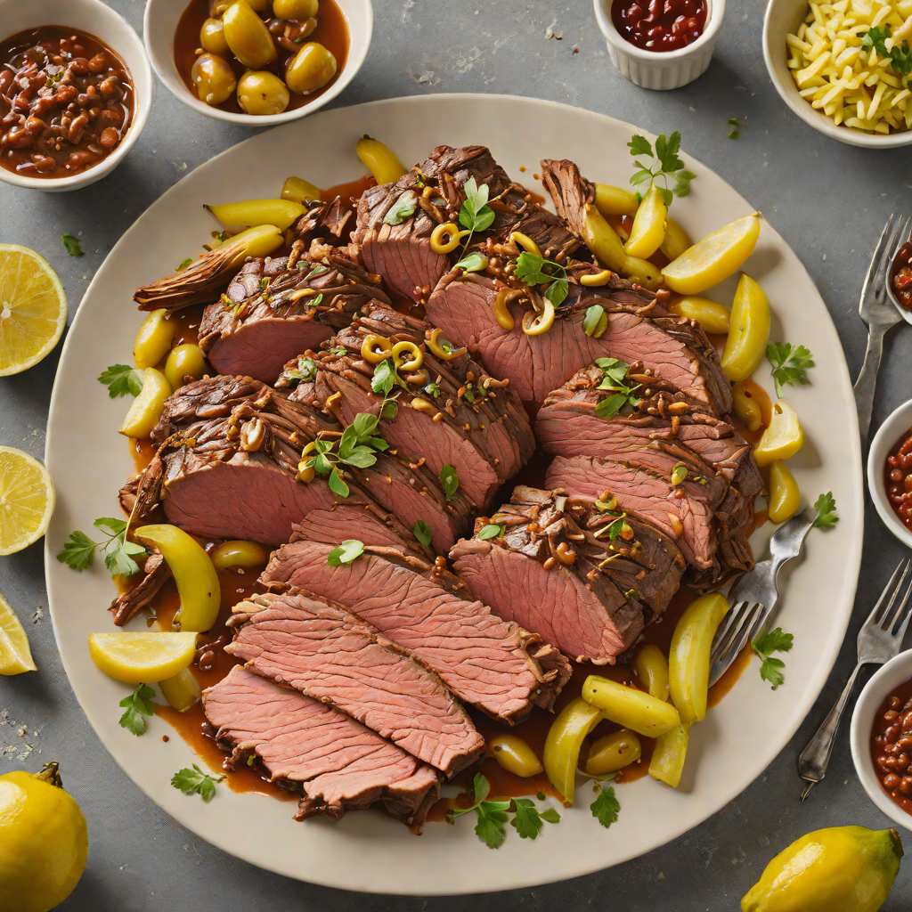 Slow Cooker Mississippi-Style Beef Roast with Pepperoncini
