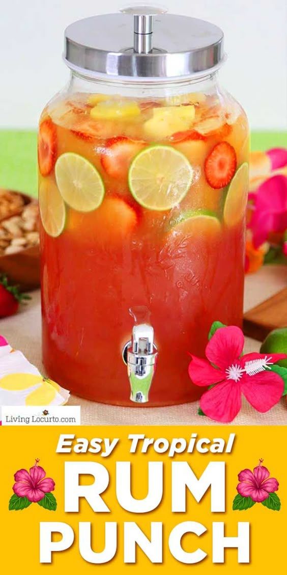 Tropical Vanilla Rum Punch