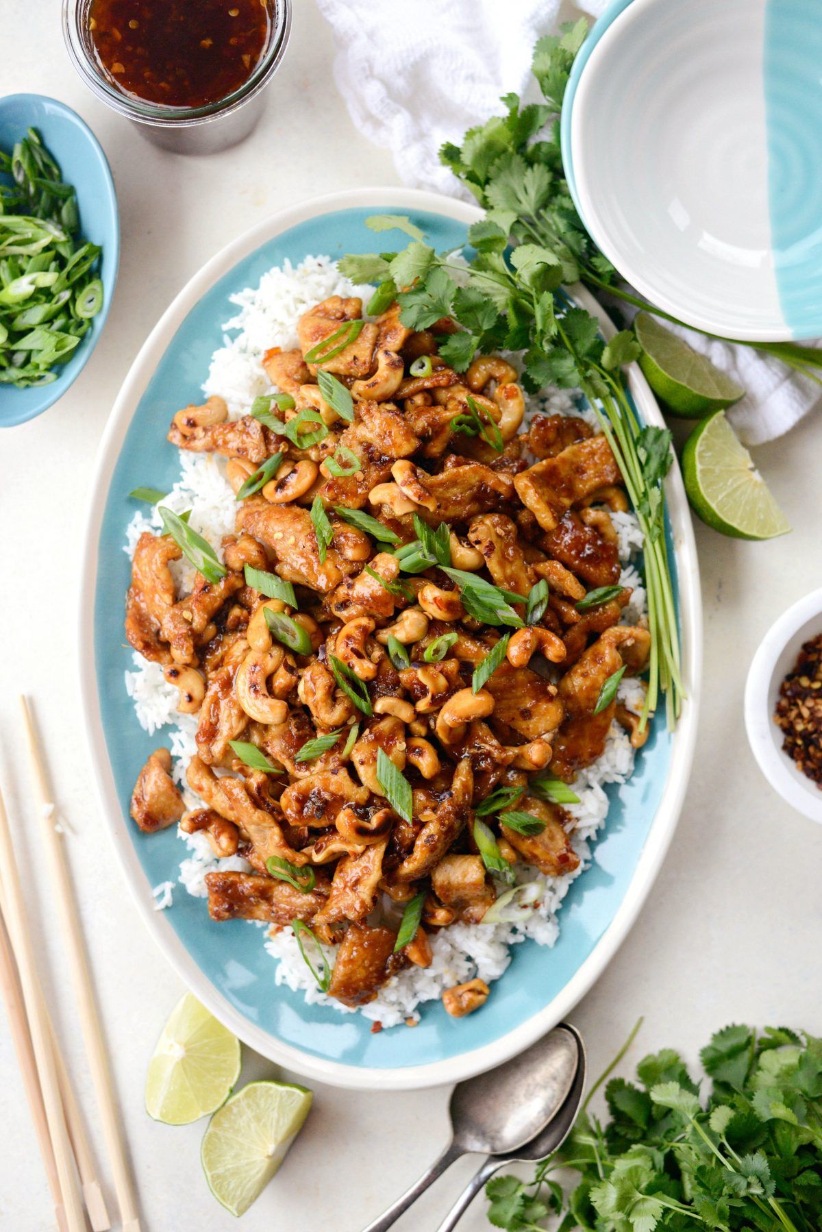 Lemongrass-Glazed Pork Stir Fry with Cashews