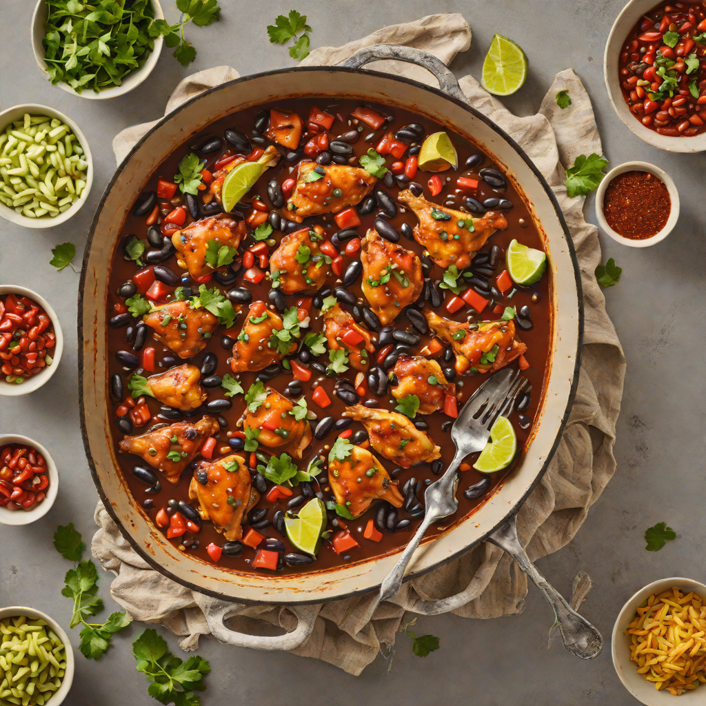 One-Pot Spicy Chipotle Chicken and Black Beans