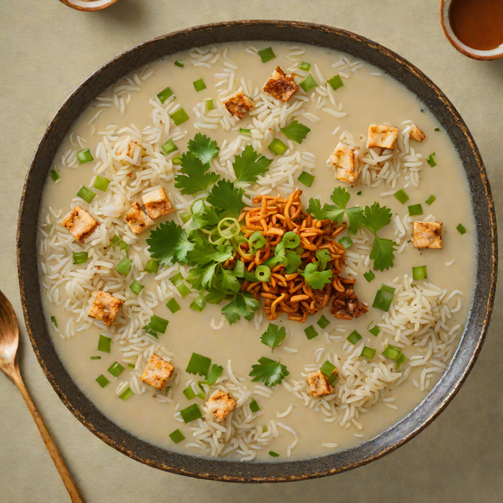 Warm Scallion and Ginger Rice Congee