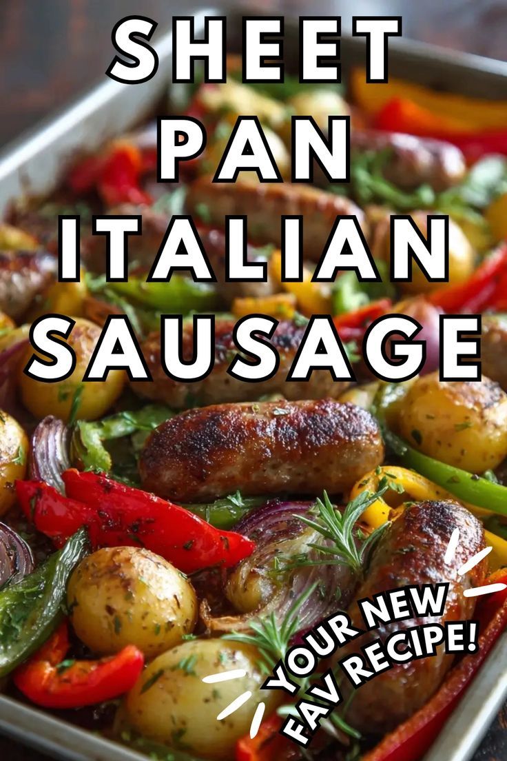 Chicago-Inspired Italian Sausage and Peppers Sheet Pan Dinner