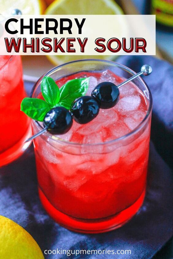 Cherry-Maple Whiskey Sour