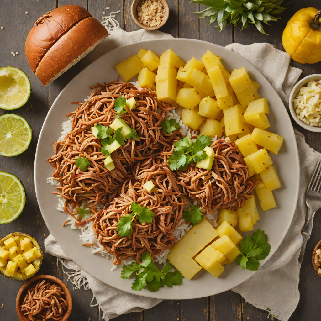 Tiki-Style Slow Cooker Pulled Pork with Pineapple and Ginger