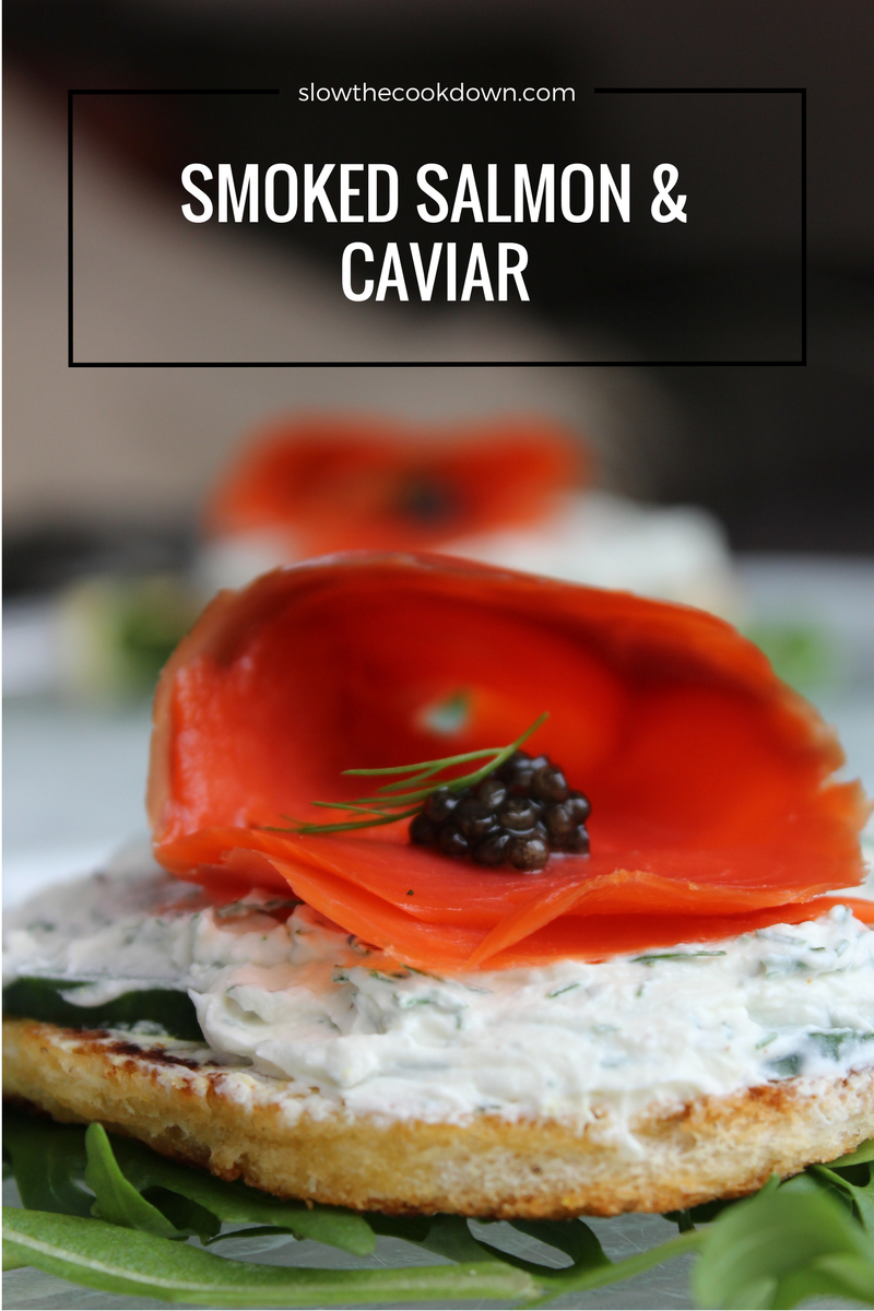 Imbibe in Smoked Salmon Caviar