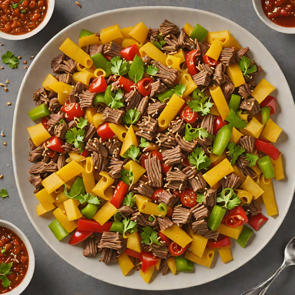 Sweet and Spicy Chicago-Style Italian Beef Stir Fry