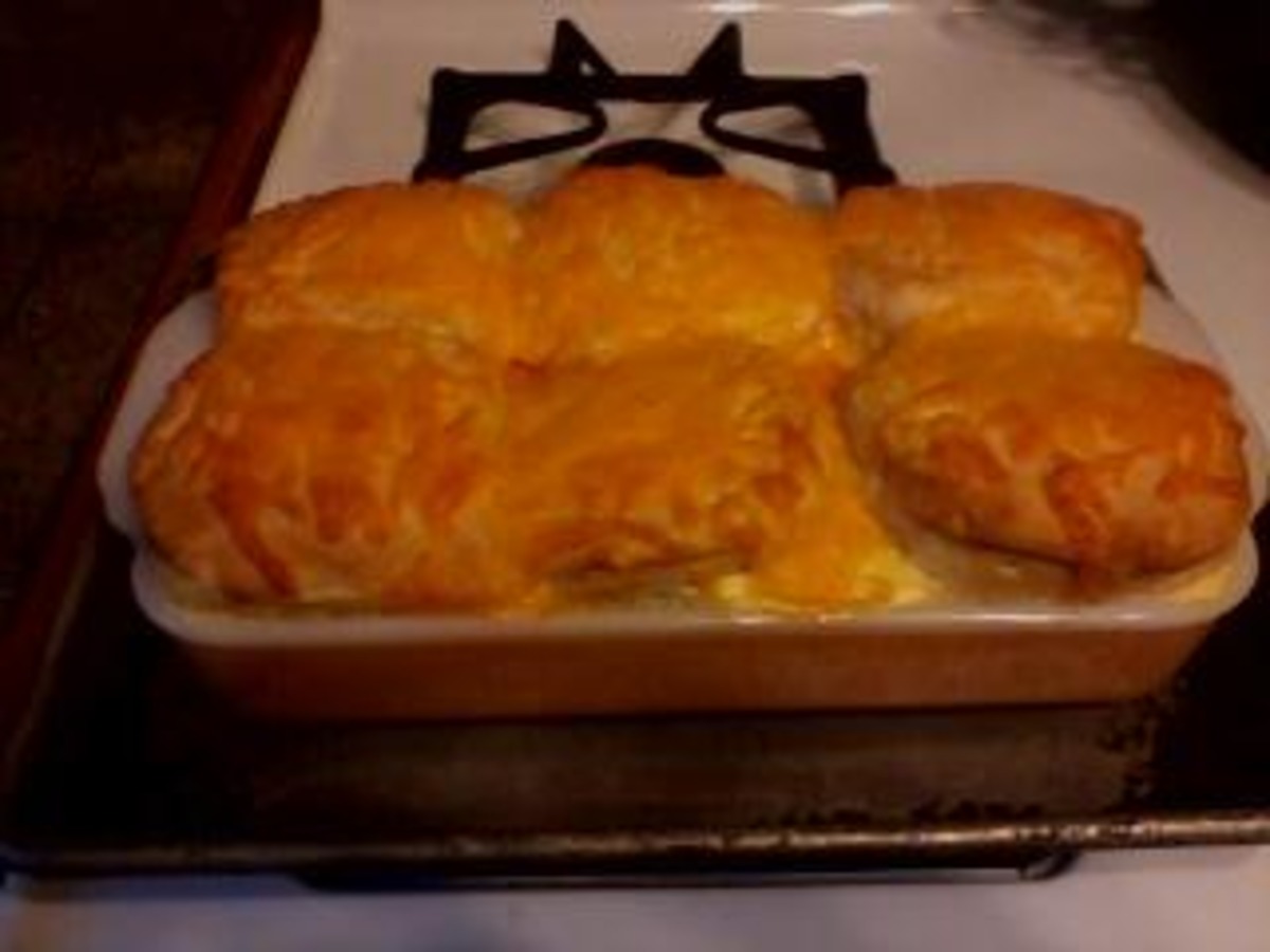 American Chicken and Biscuit Casserole