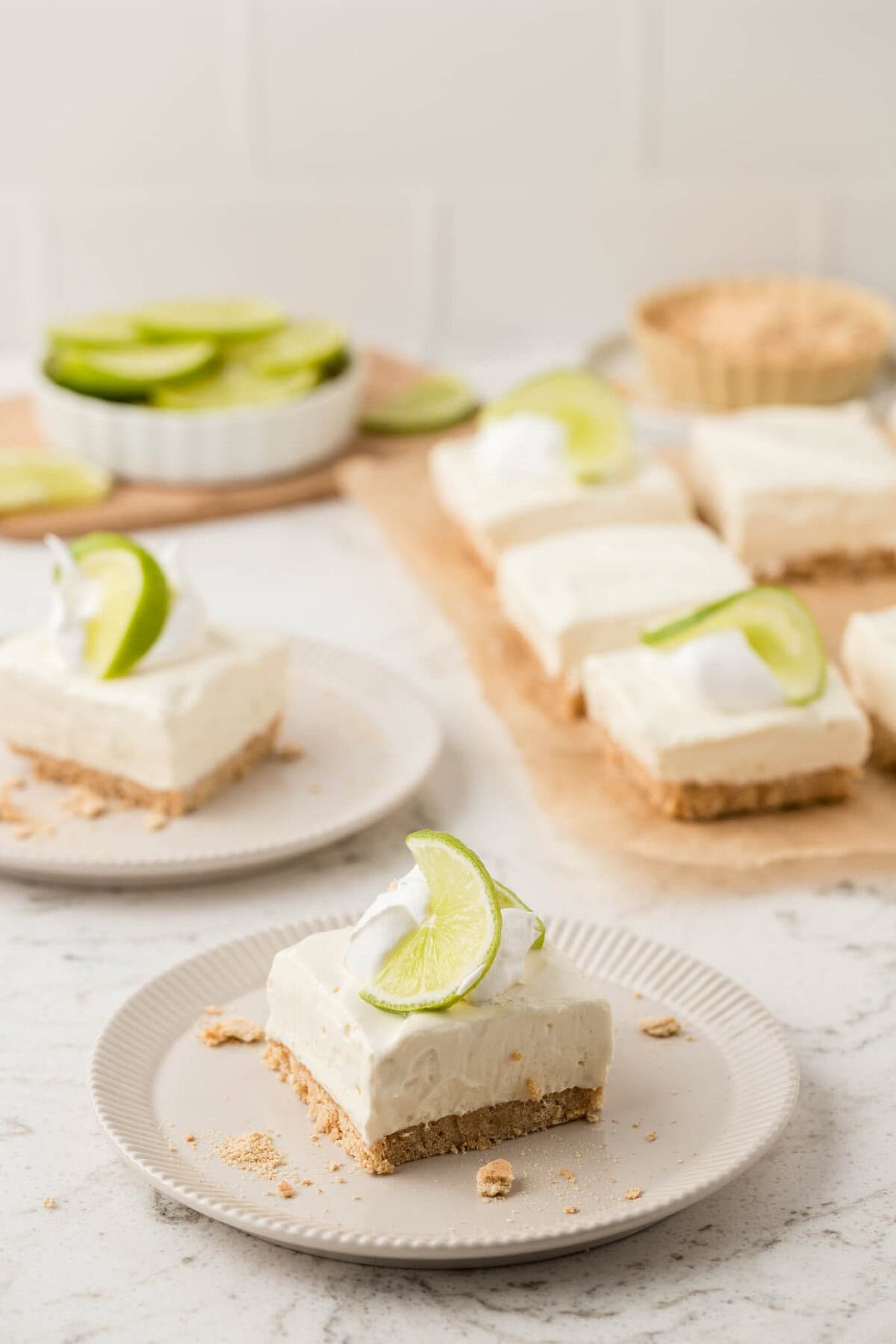 No-Bake Key Lime Cheesecake Bars