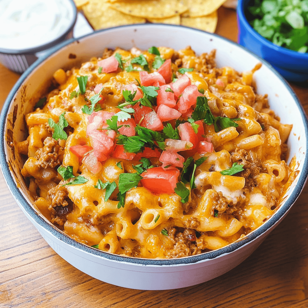 One-Pot Taco Macaroni and Cheese