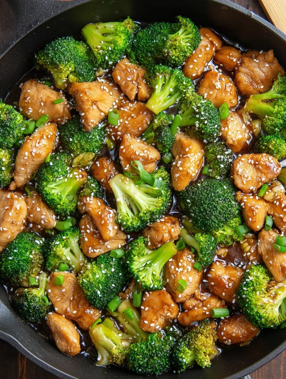 Lemon-Sesame Chicken Skillet with Broccoli