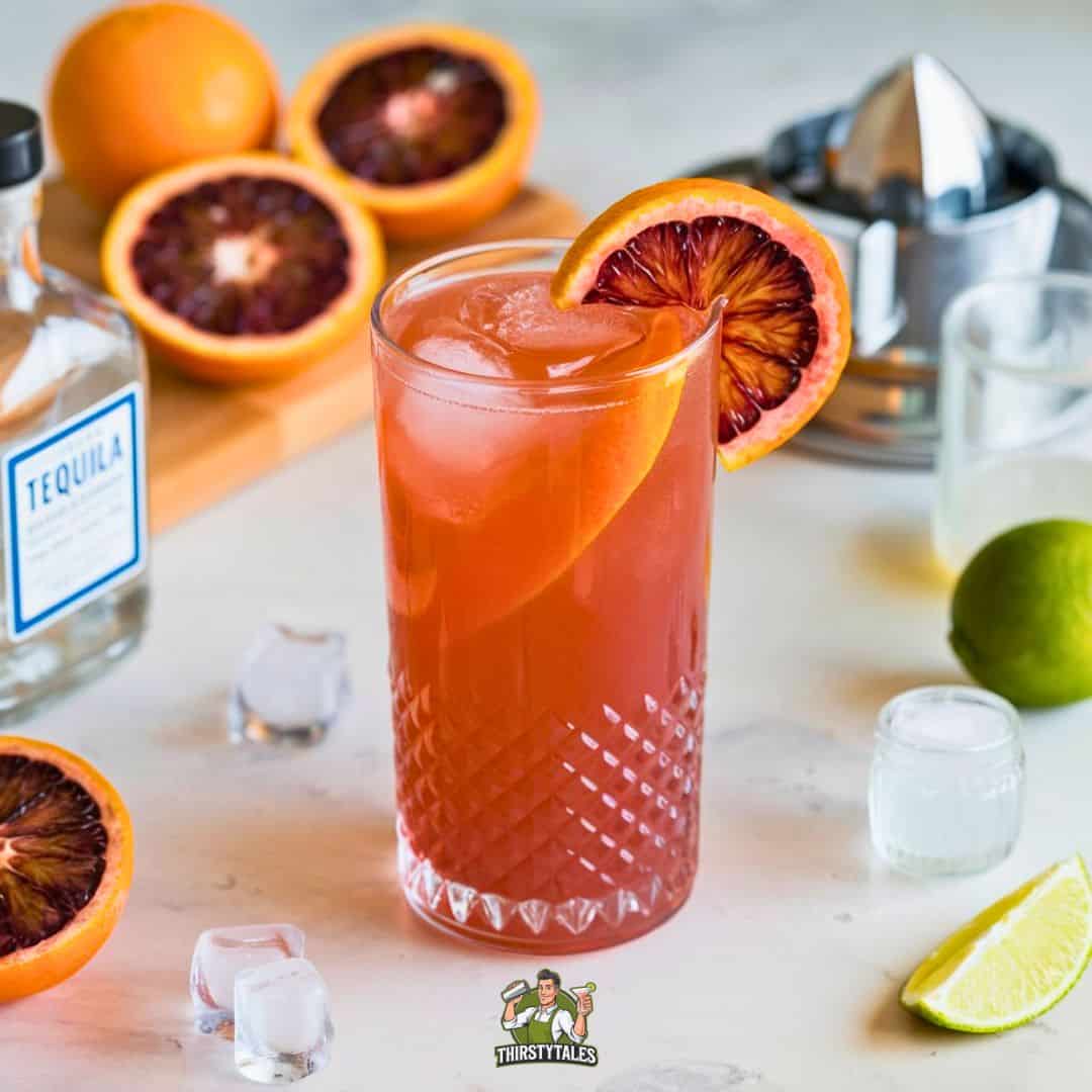 Repossession Cocktail: Earthy Tequila Sour with Bitter Orange