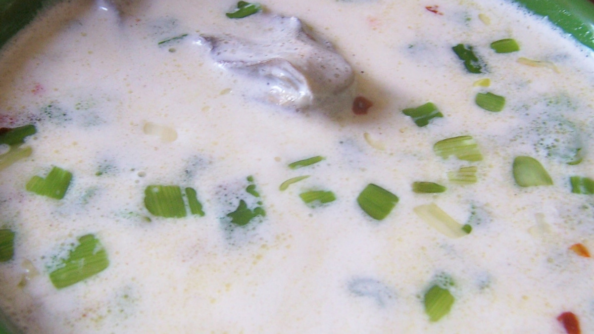 Coastal Oyster Stew with Lemon-Dill Butter