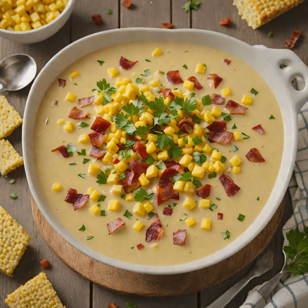 Chicago-Inspired Sweet Corn and Bacon Chowder