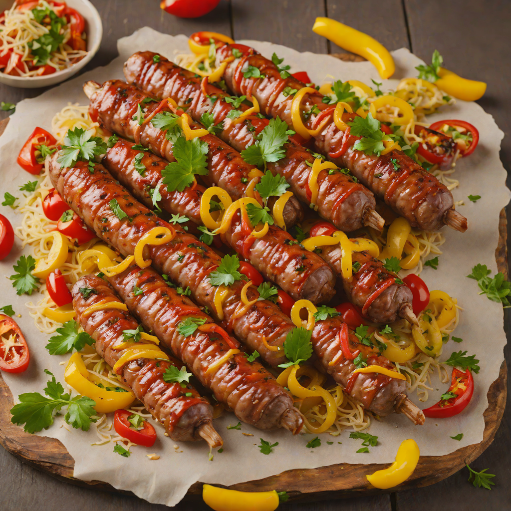 Garlic-Parmesan Roasted Italian Sausage with Peppers