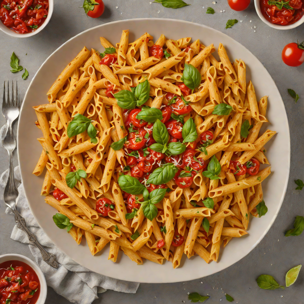 Vodka-Infused Spicy Tomato Penne