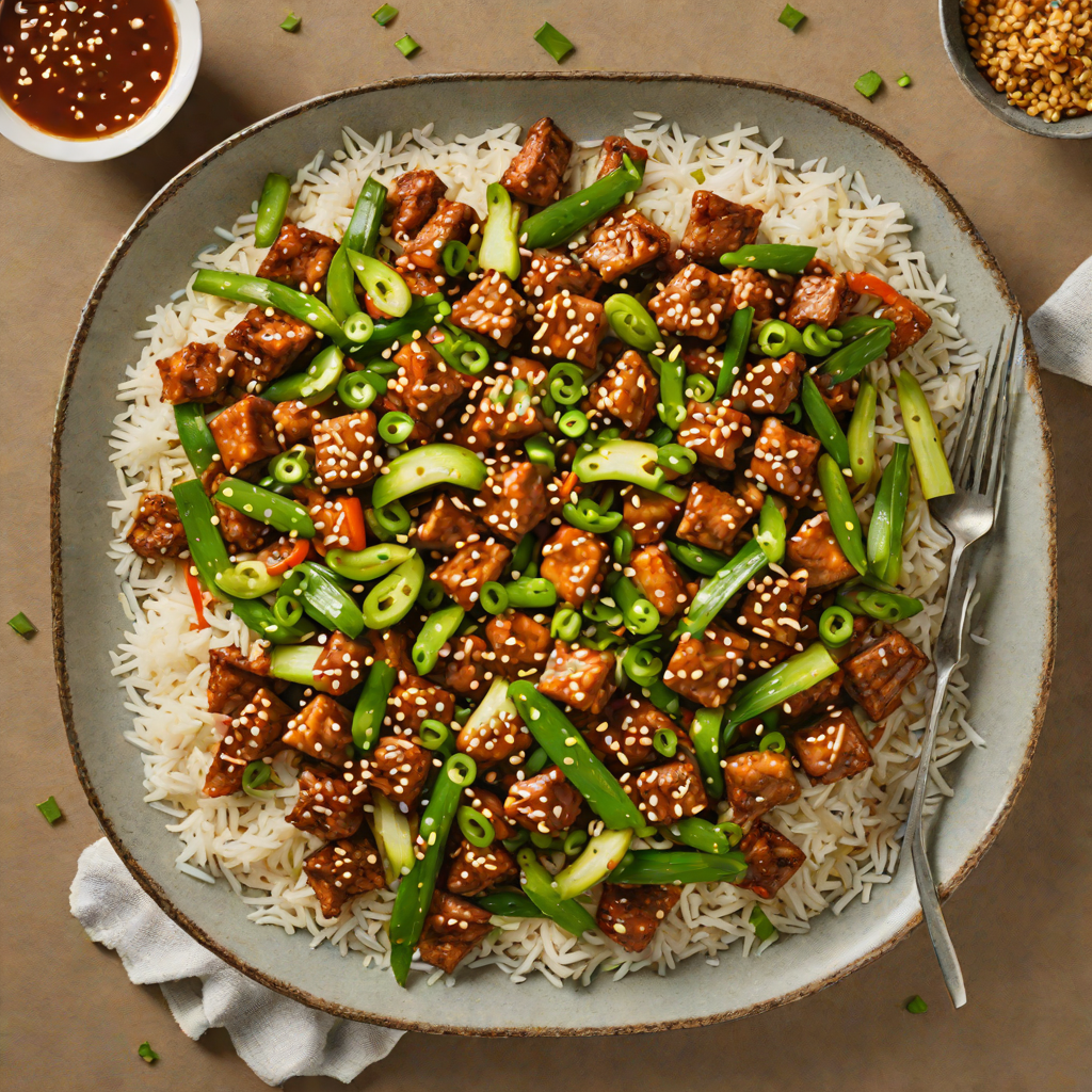 Spiced Korean-Style Pork Stir Fry with Scallions and Sesame