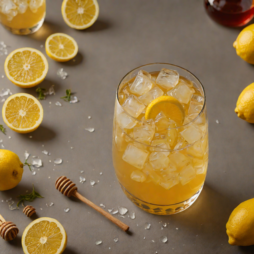 Stirred Honey-Lemon Whiskey Sour
