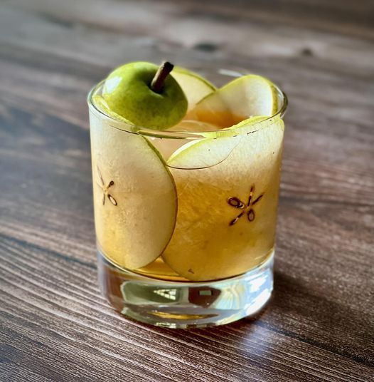 Stirred Spiced Pear Old Fashioned