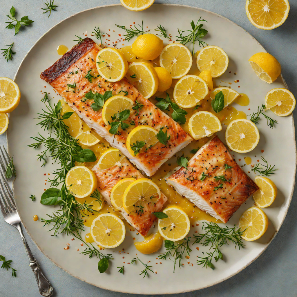 Pan-Seared Fish with Citrus and Herb Butter