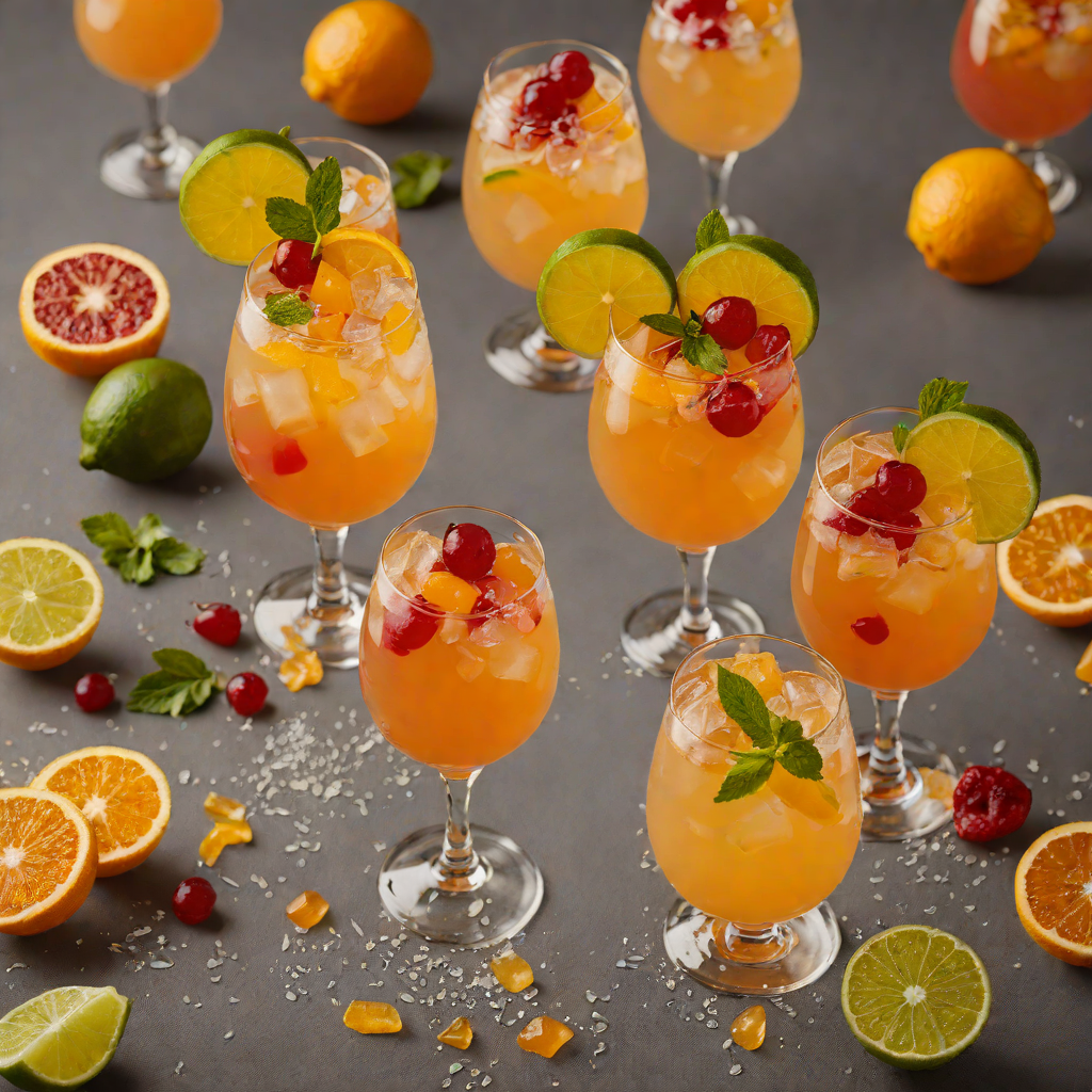 Citrus-Infused Tequila Sunrise Spritz