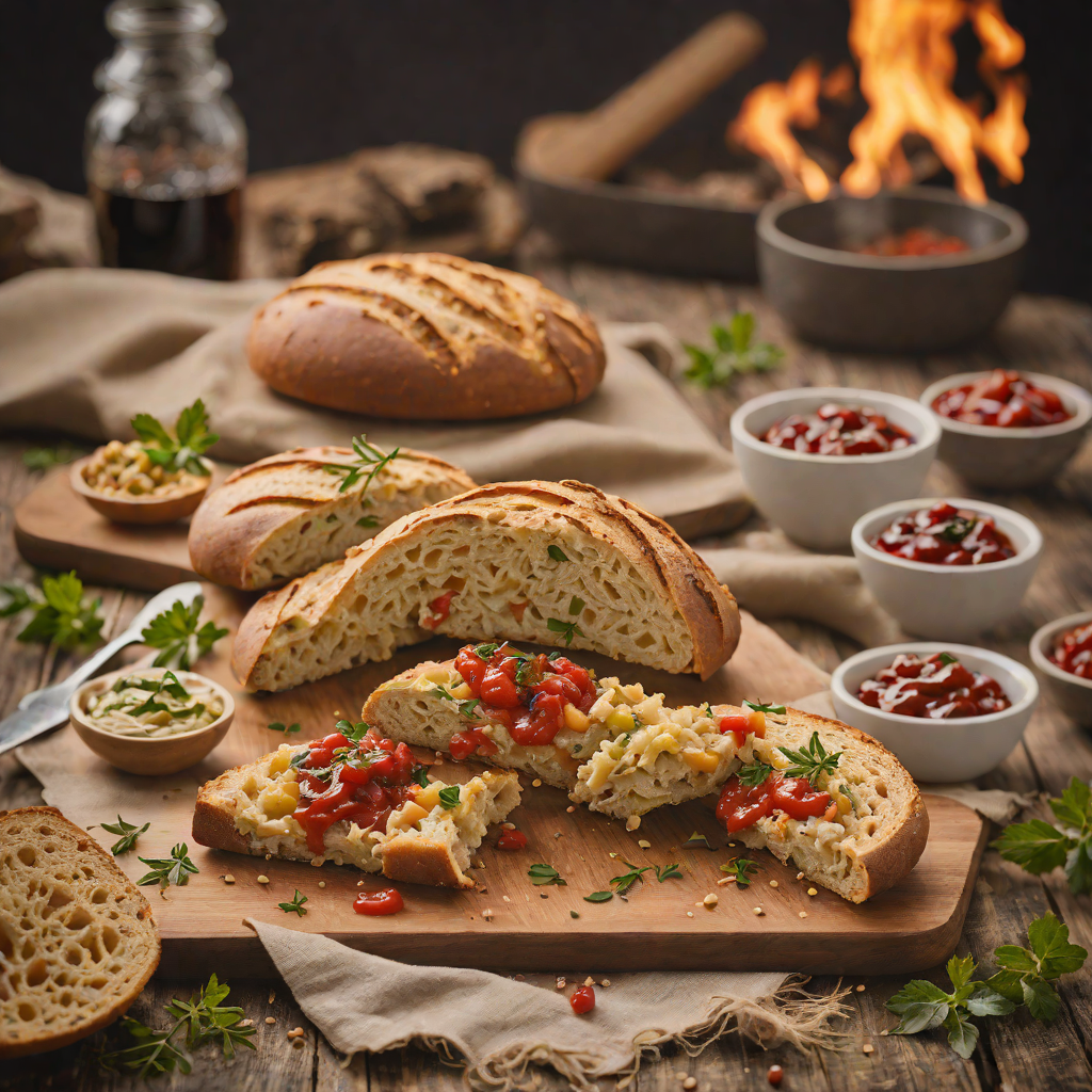 Damper-Style Campfire Bread with Bush Tomato Chutney