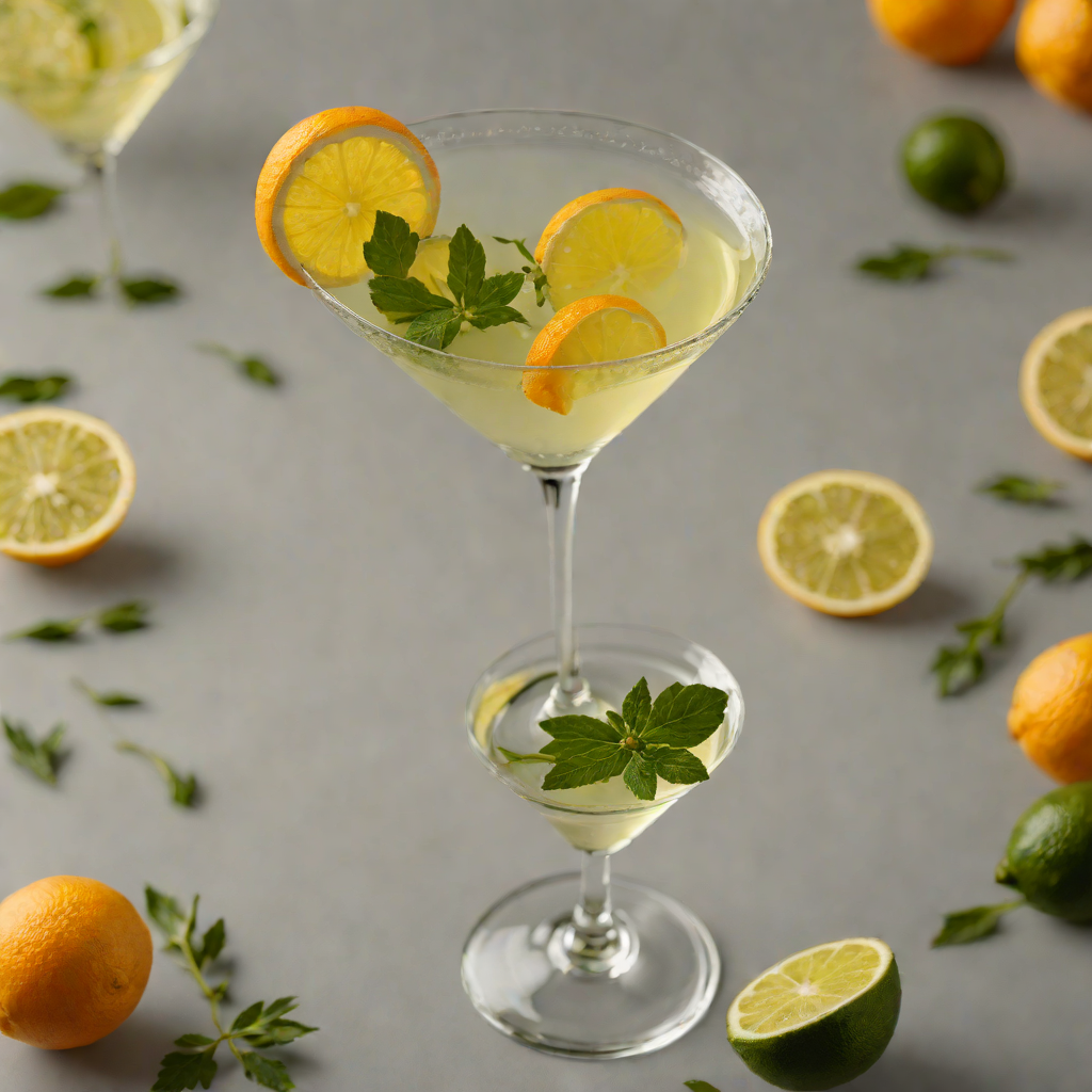 Herb-Infused Gin Citrus Martini