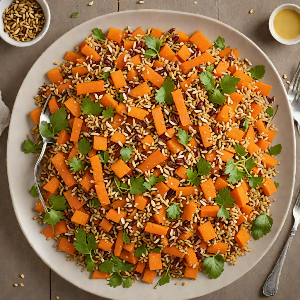 Honey-Glazed Carrot and Quinoa Salad with Toasted Almonds