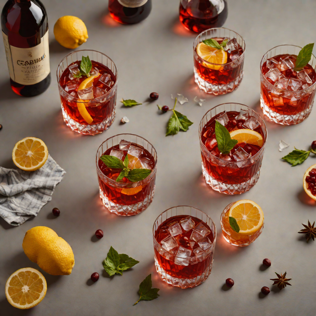 Herbal Vermouth and Campari Stirred Negroni