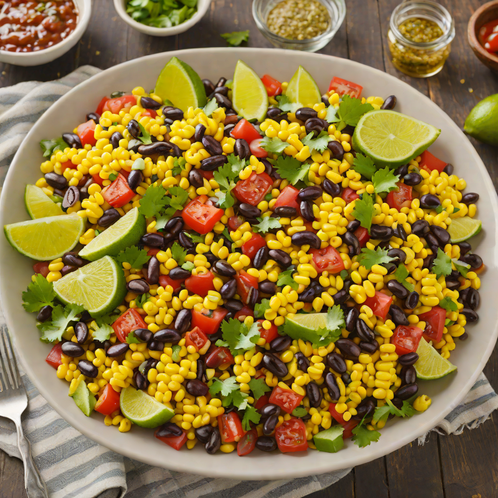 Tex-Mex Black Bean and Corn Salad with Lime Vinaigrette