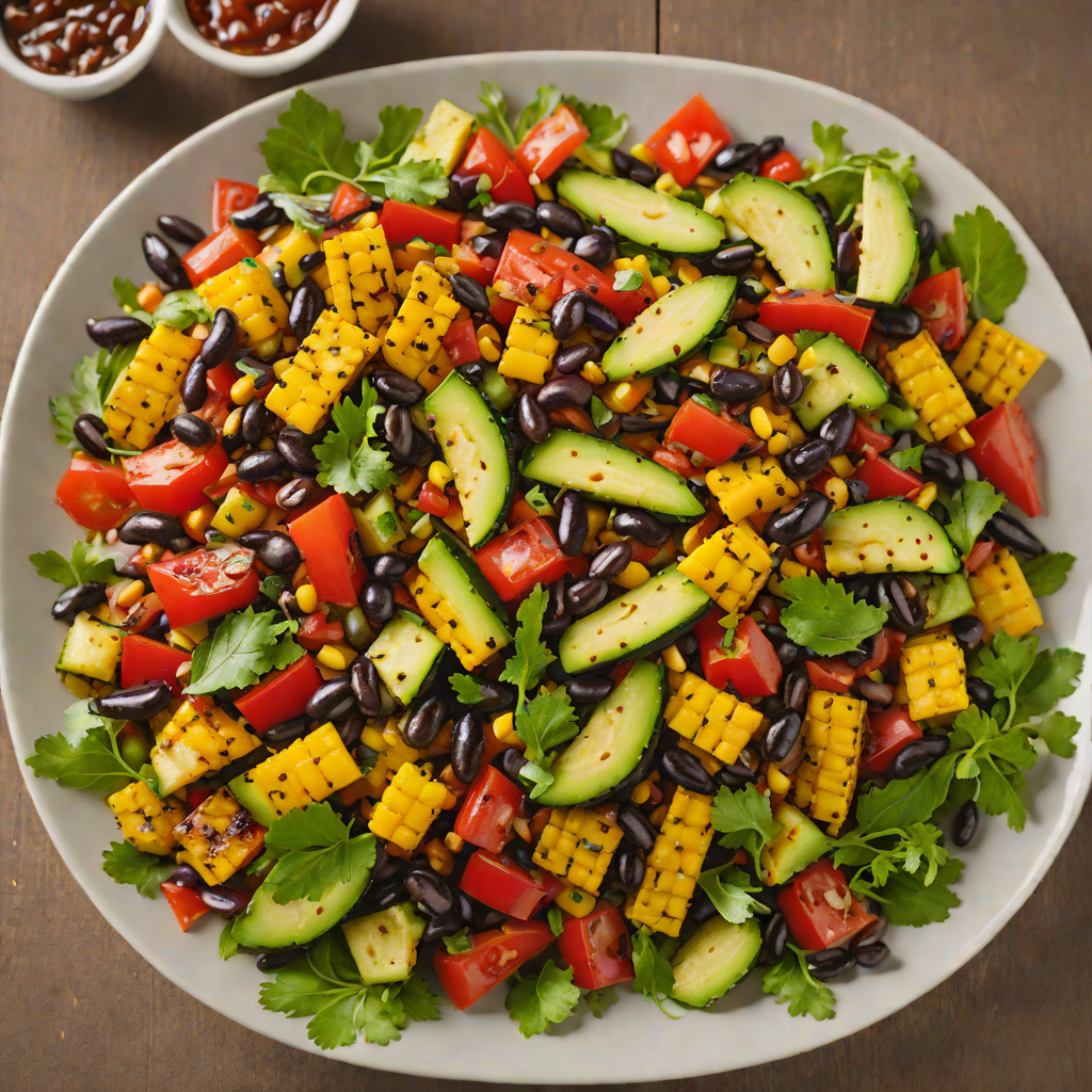 Grilled Southwest Vegetable and Black Bean Salad
