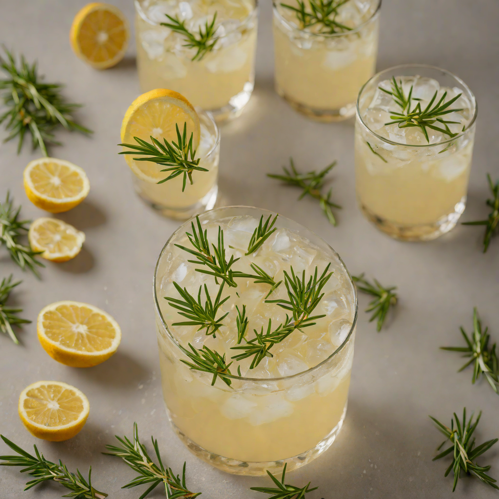 Honey-Rosemary Gin Fizz