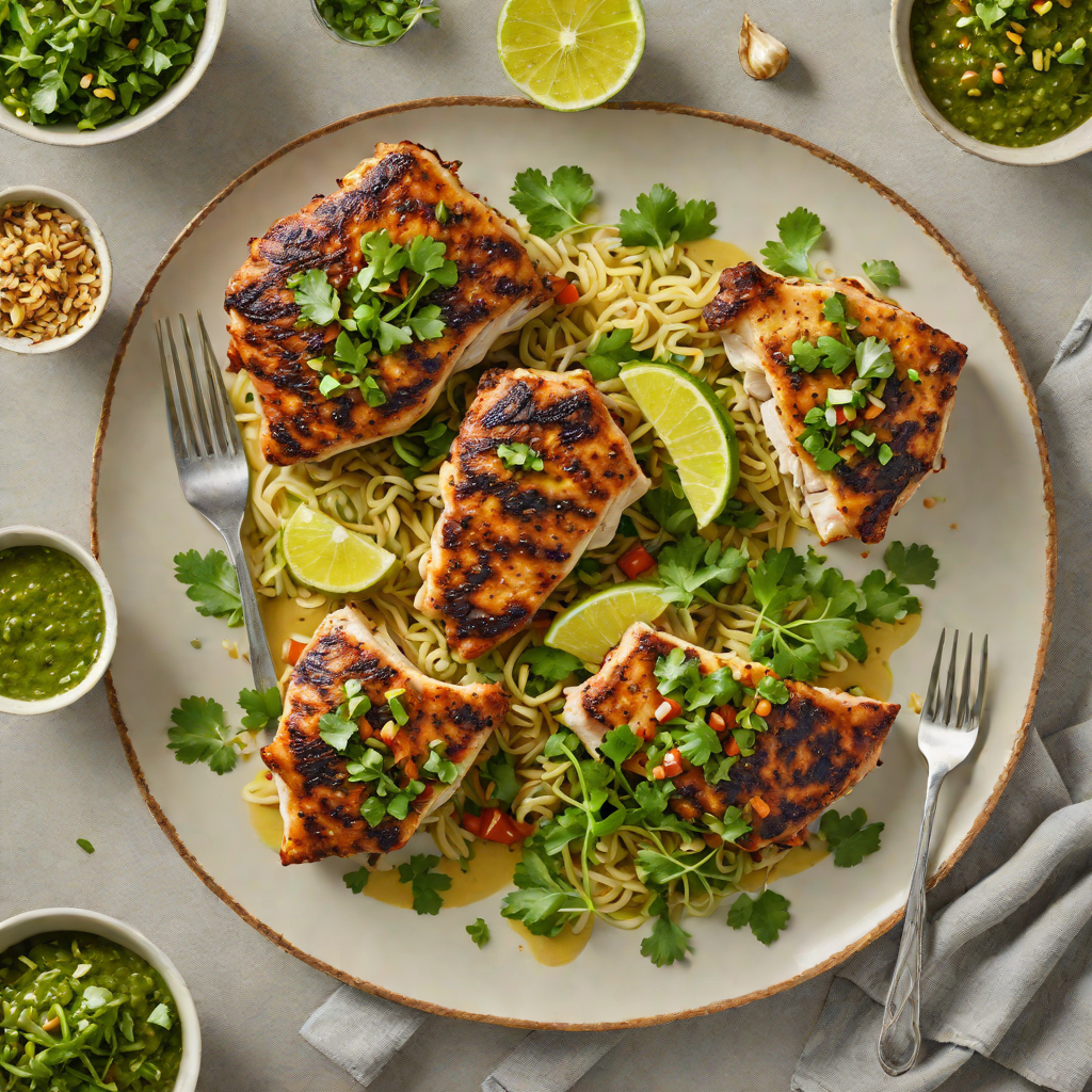 Pan-Seared Chicken Thighs with Garlic-Cilantro Salsa Verde