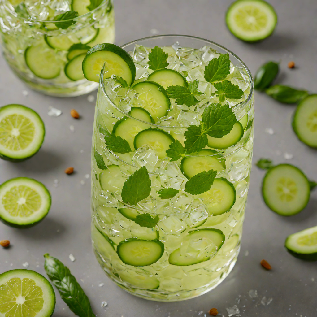 Spiced Cucumber Vodka Collins