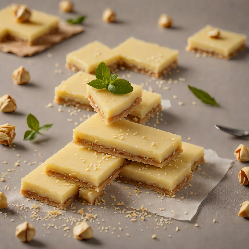 Macadamia and Wattleseed Vanilla Slice
