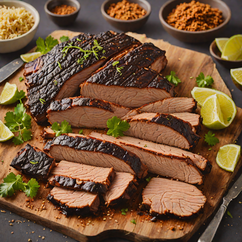 Grilled Texas-Style BBQ Brisket with Smoky Dry Rub