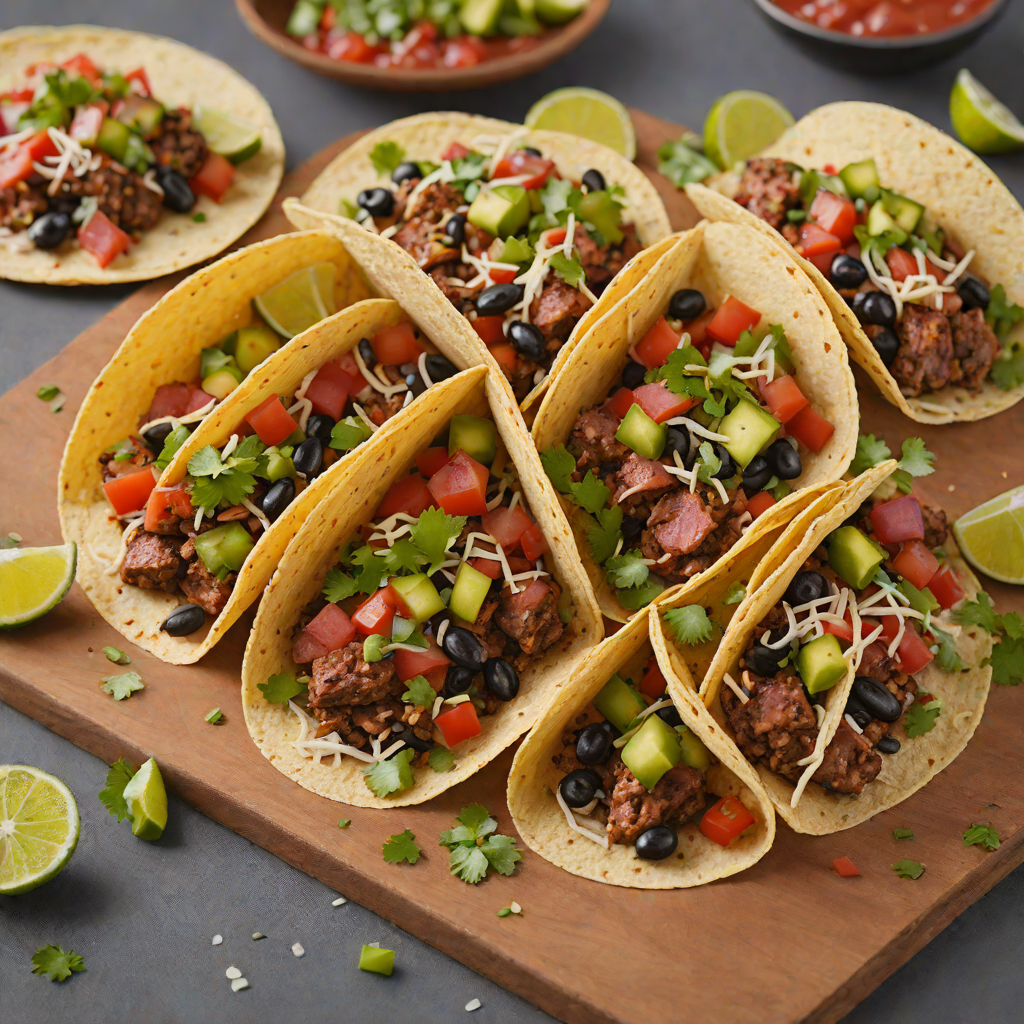 Tex-Mex Smoked Sausage and Black Bean Tacos