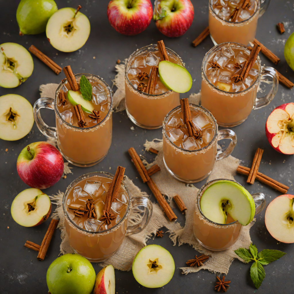 Cinnamon-Spiced Apple Cider Mule