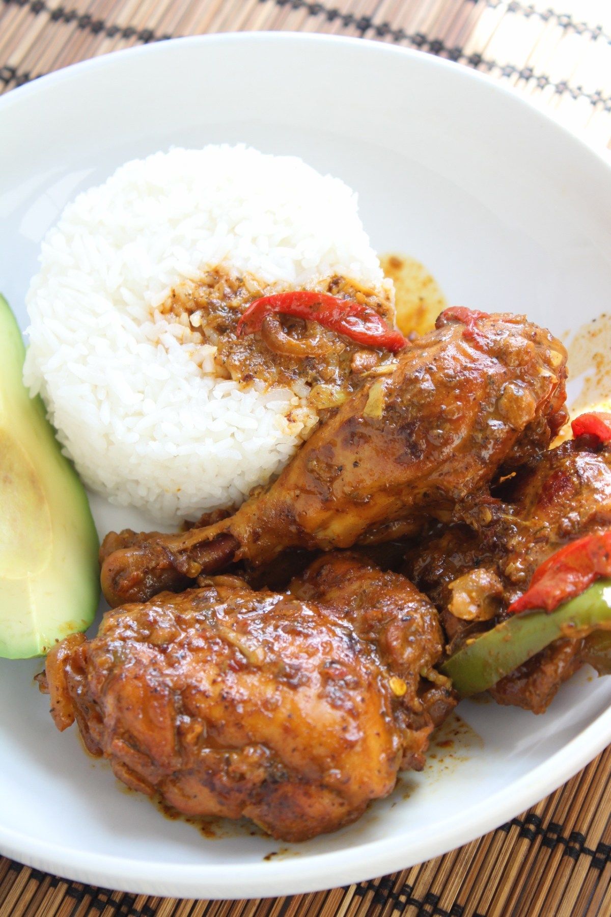 Dominican-Style Slow Simmered Chicken with Sofrito