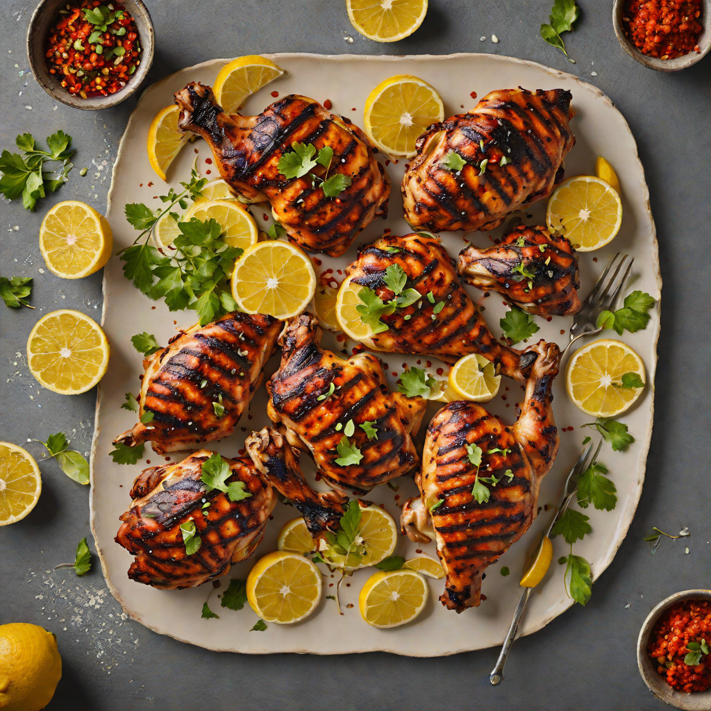 Charred Mezcal-Infused Grilled Chicken with Citrus and Chile Marinade
