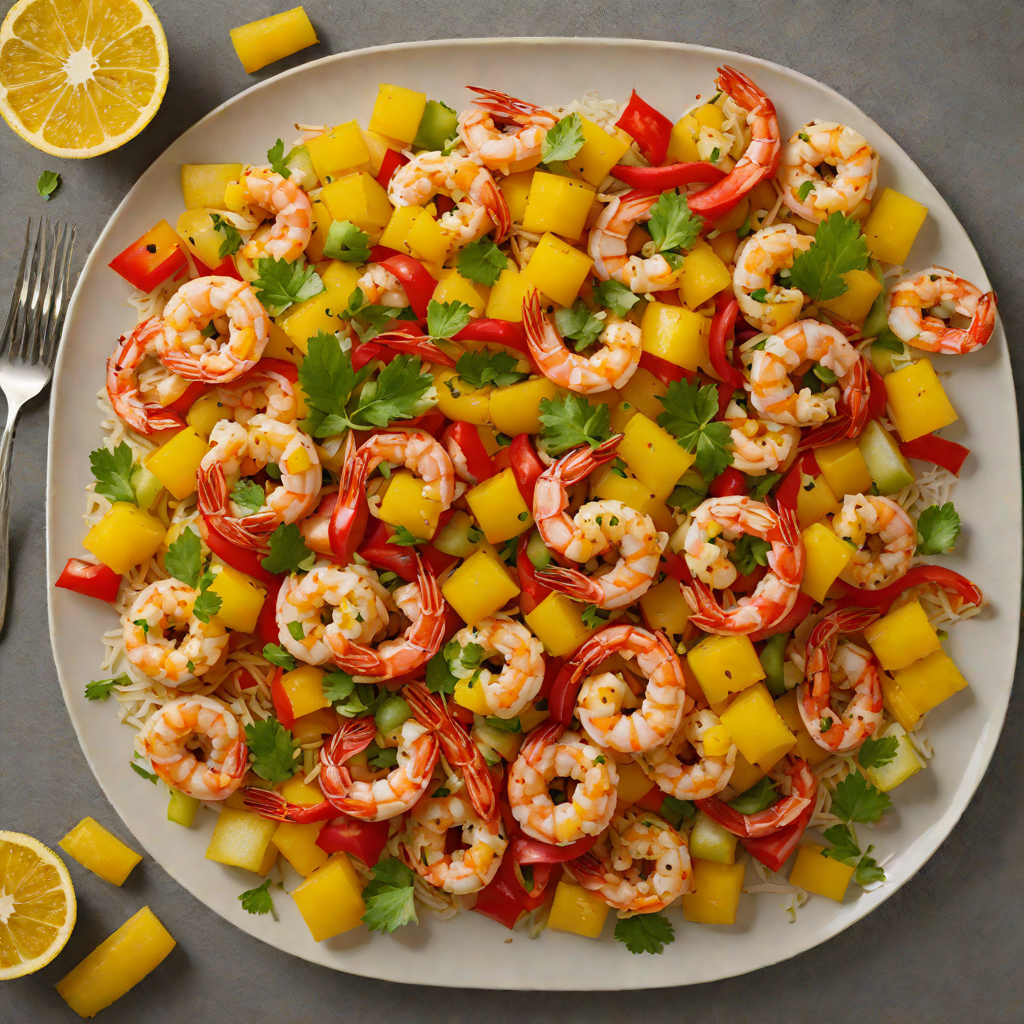 Sautéed Shrimp with Pineapple and Bell Pepper Stir Fry