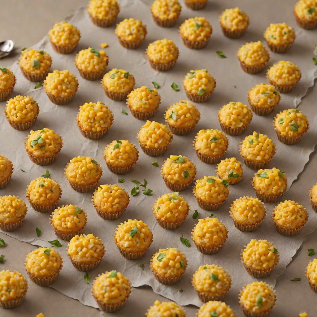 Sweetcorn and Cheddar Mini Muffins for Little Hands