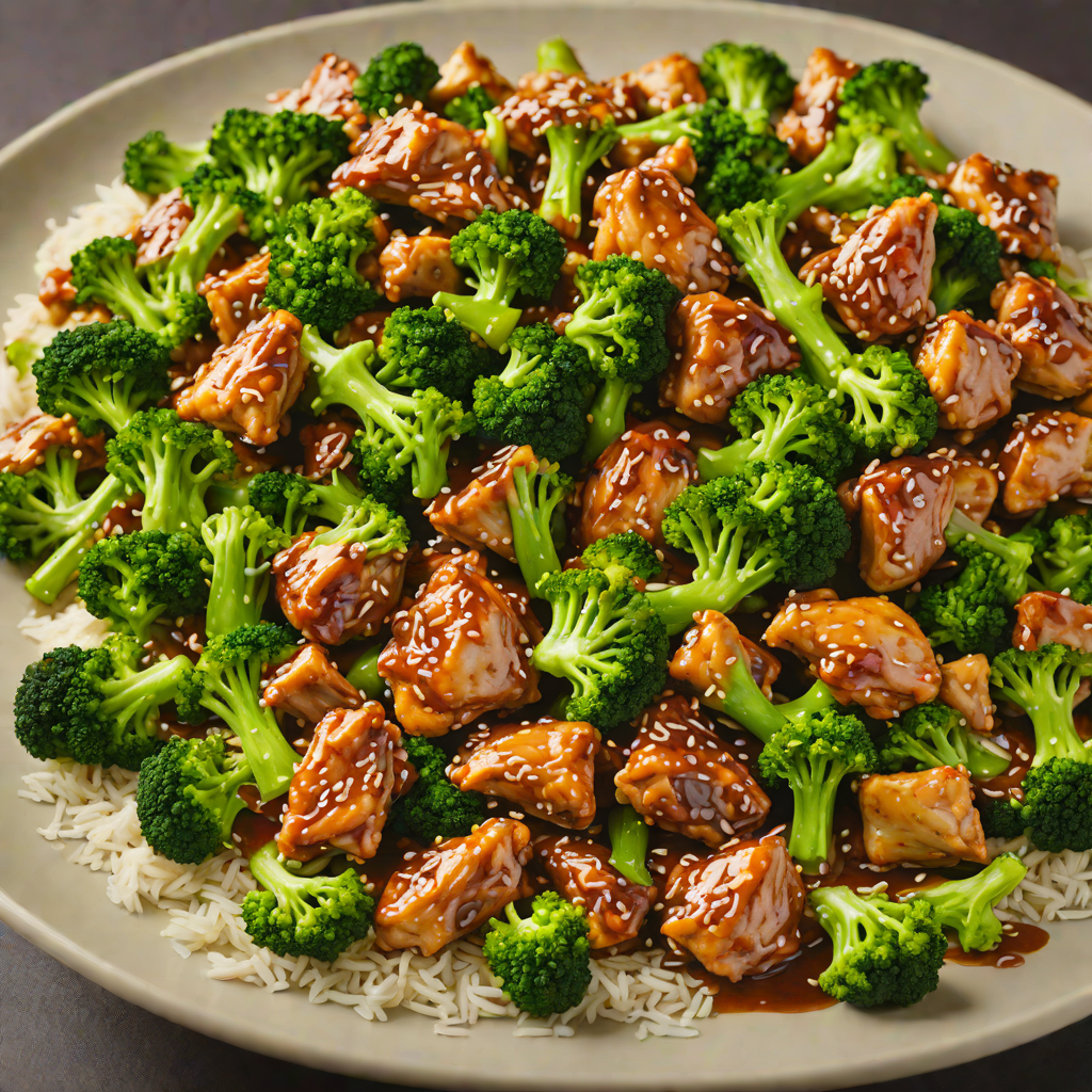 Stir-Fried Chicken and Broccoli with Honey-Garlic Sauce