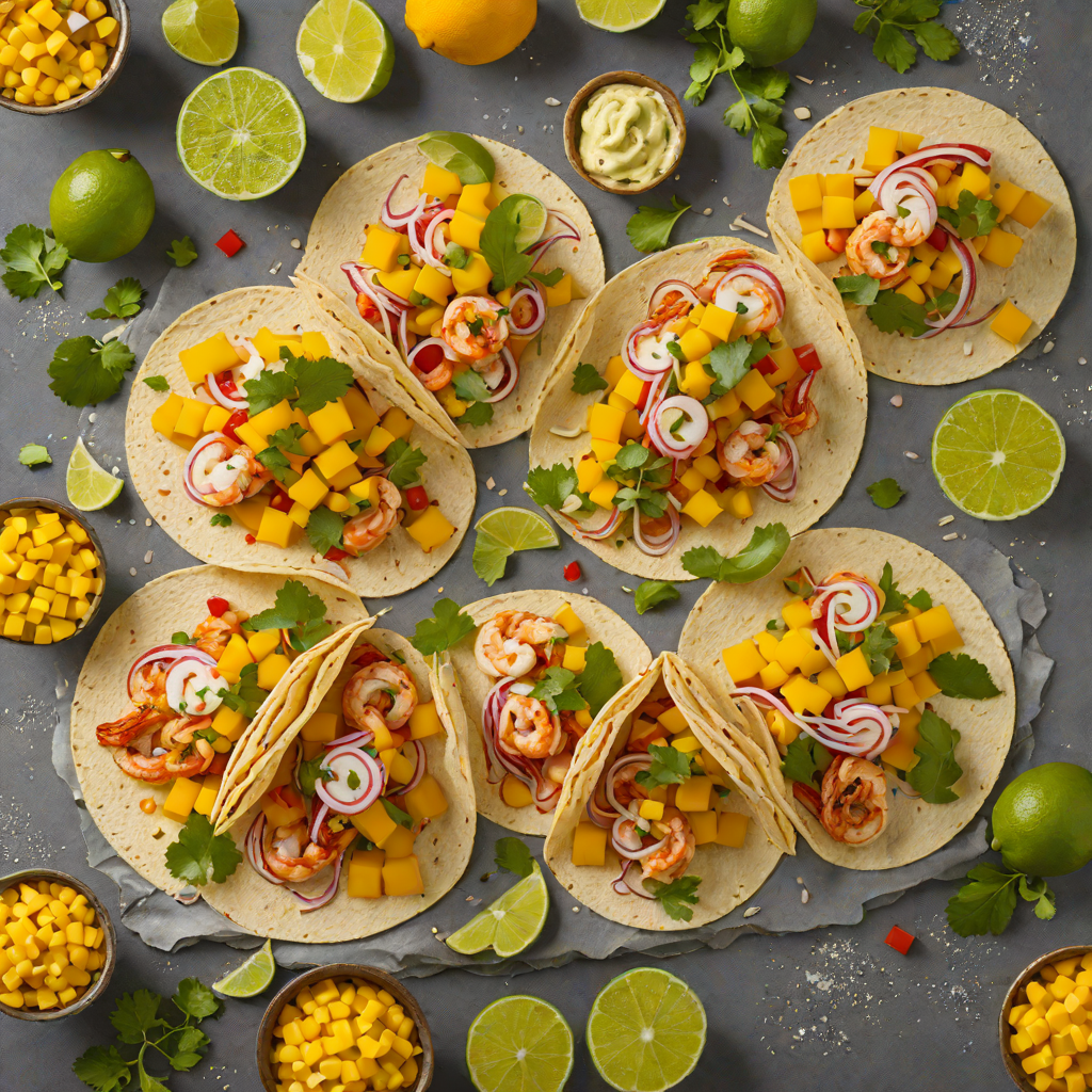 Citrus-Infused Tequila Shrimp Tacos with Mango Salsa